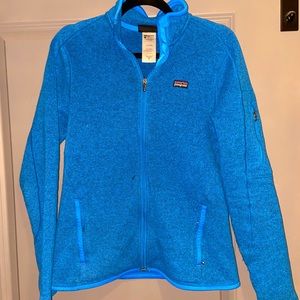 Patagonia Blue Zip Up Sweater/Sweatshirt